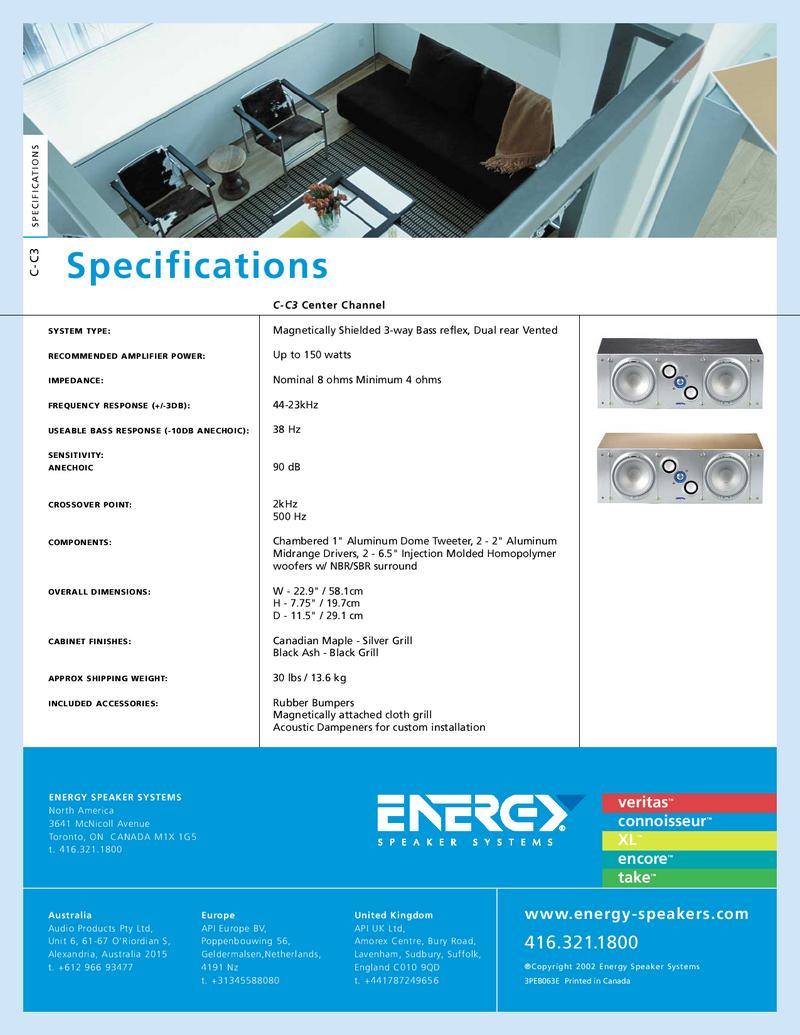 energy connoisseur c3