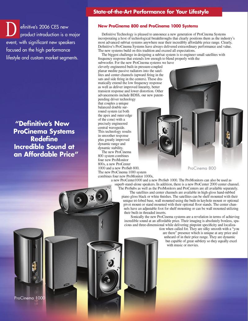 procinema 800 system