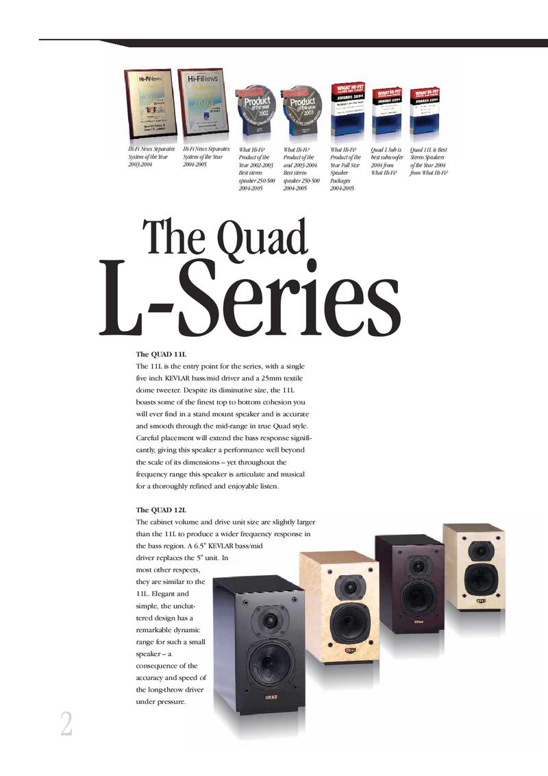 quad l series subwoofer