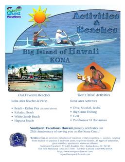 hawaii brochure in activities brochure by sunquest vacations