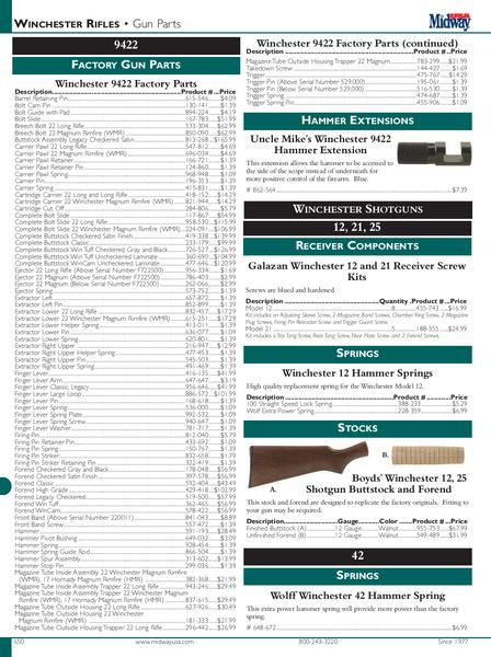 Page 130 of Gun Parts by rifle components. Page 130 of Gun Parts by