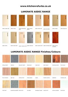 Asdec Laminate Range Style Colours Asdec Laminate Range Style Colours