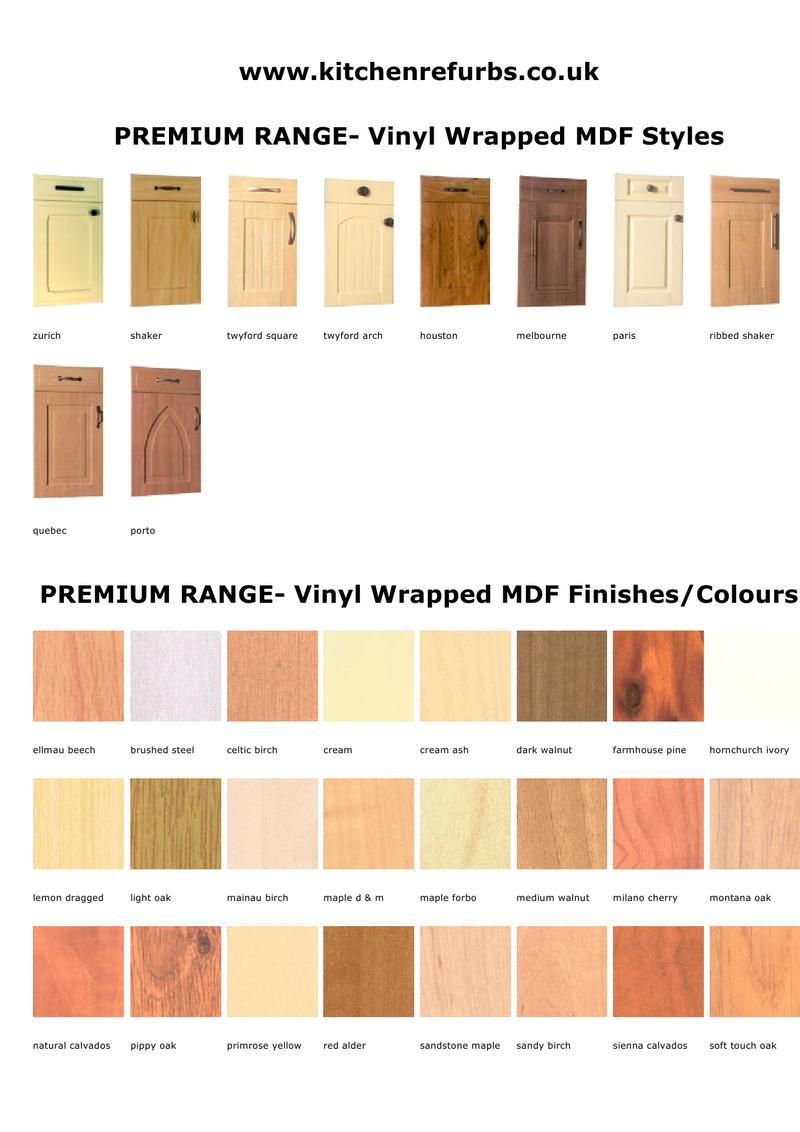 Vinyl Wrap In Premium Vinyl Wrapped Mdf Range Styles Colours By