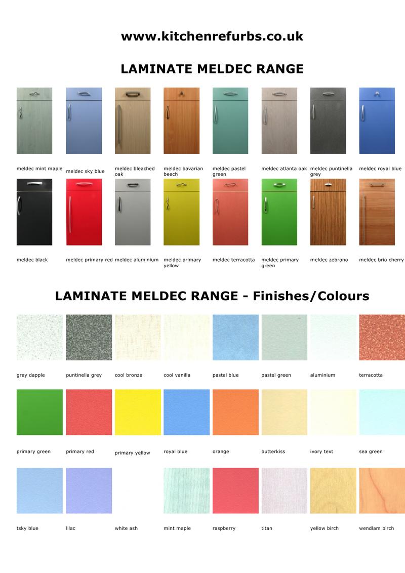 Meldec Laminate Range Style Colours By Kitchen Refurbs From Doors Direct Meldec Laminate Range Style Colours By Kitchen Refurbs From Doors Direct