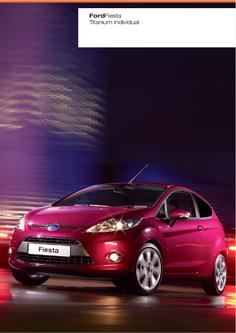 Ford Fiesta Colour Chart 2011