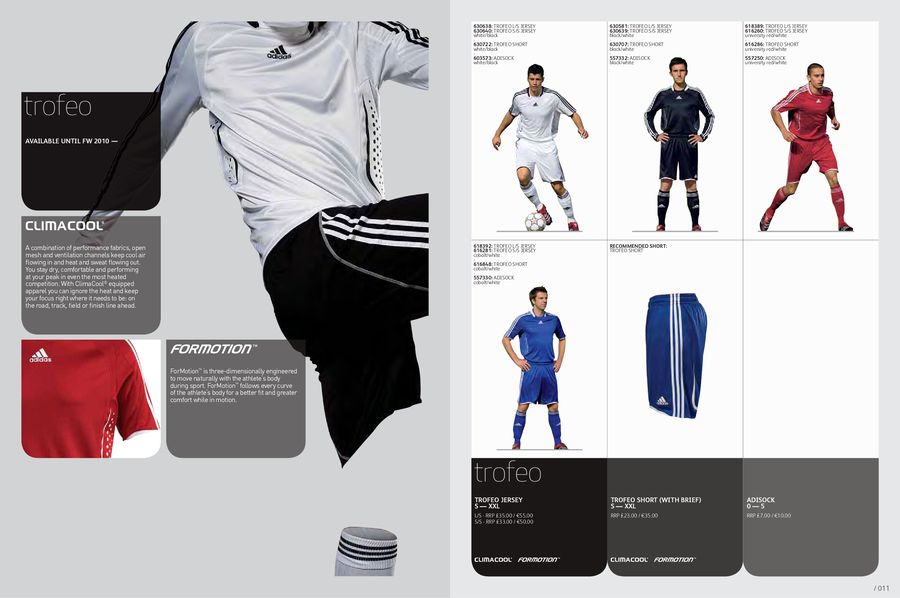 adidas teamwear 2010