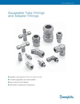swagelok tube fitting fittings adapter cat ms catalog sizes ss catalogs catalogue slideshare