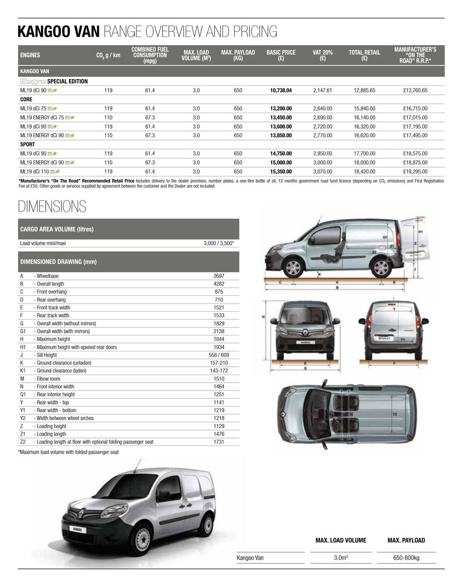 Page 12 Of Renault Kangoo Range January 2015