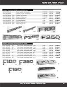 1987-91 FORD BRONCO FT FENDER NAMEPLATE /" BRONCO /" E7TZ-16720-D