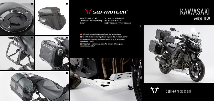 kawasaki versys 1000 luggage and accessories