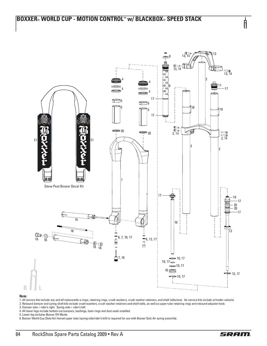 rockshox boxxer parts