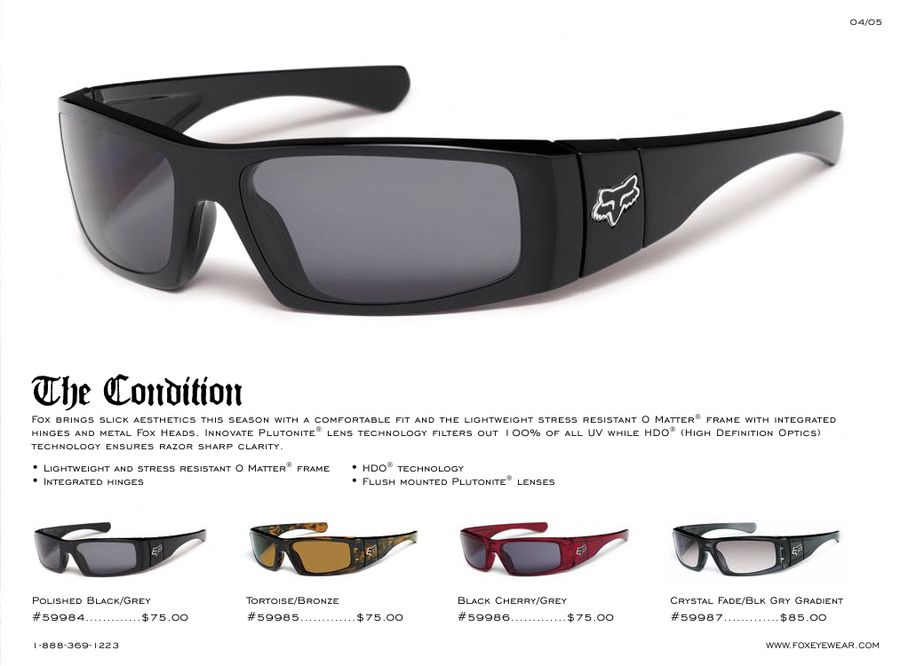 fox the condition sunglasses