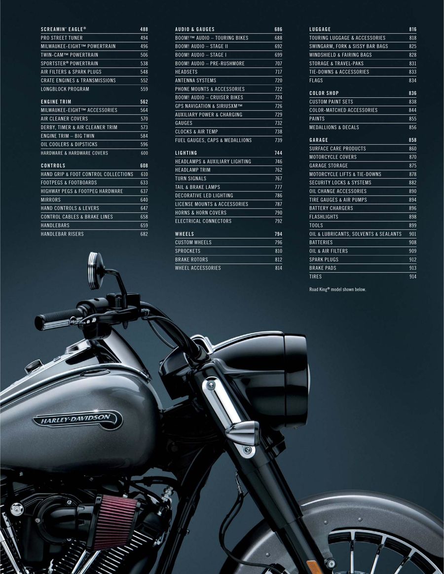 2017 Harley-Davidson® Genuine Motor Parts + Accessories by Harley Davidson