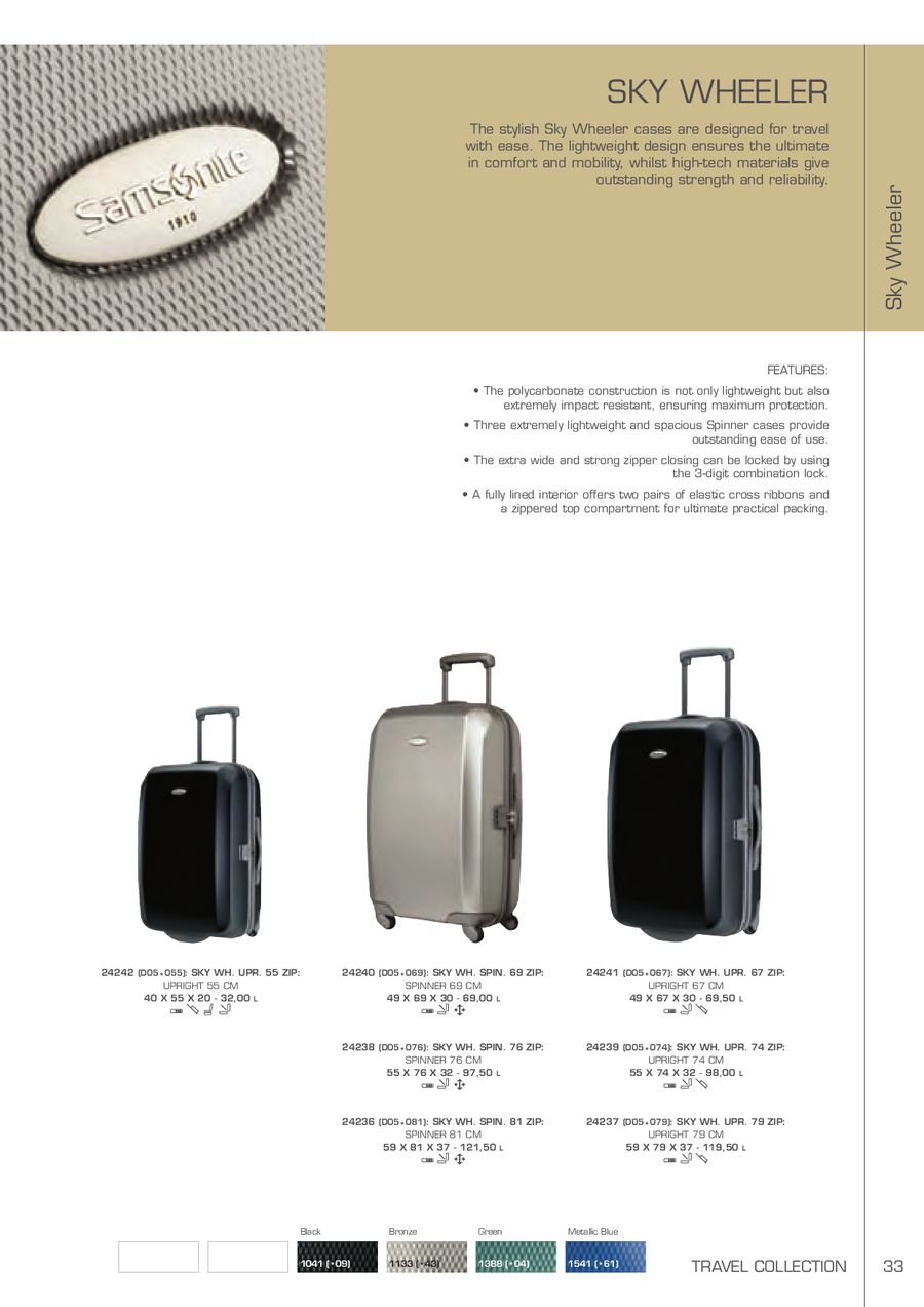 119 x 119 x 81 cm luggage