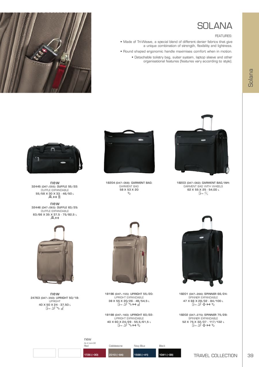 55 40 20 samsonite