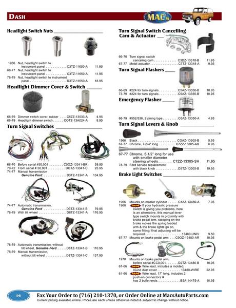 Page 14 of Ford Bronco 20122013 Parts Accessories by MACs Antique Auto