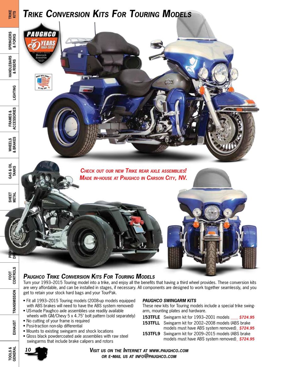hd trike accessories