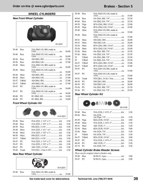 Page 39 of 193256 Car Pick Up Parts 2009 by CG Early Ford Parts