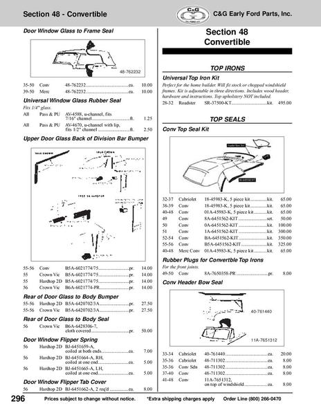 Page 296 of 193256 Car Pick Up Parts 2009 by CG Early Ford Parts