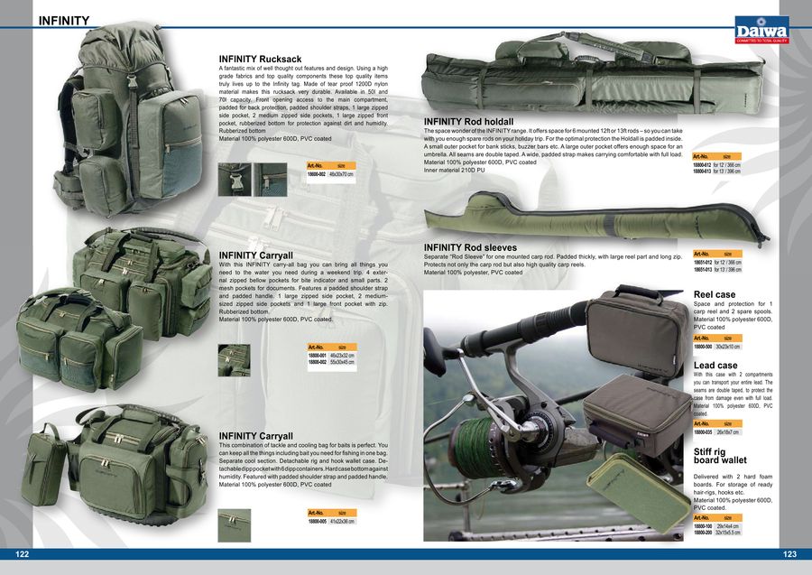 daiwa infinity rucksack