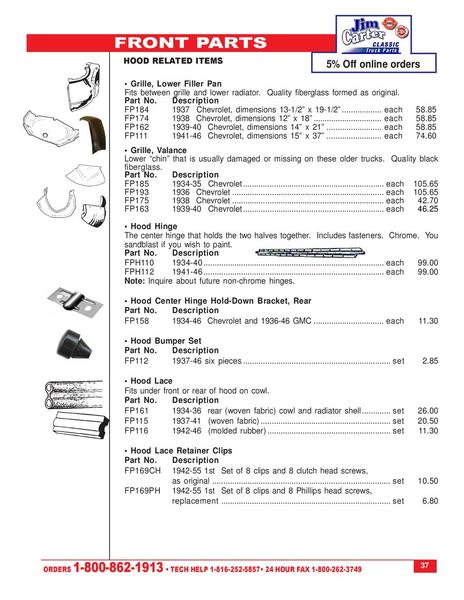 Page 37 of 1934 1946 Chevy Truck Parts by Jim Carter Truck Parts Page 37 of 1934 1946 Chevy Truck Parts by Jim Carter Truck Parts