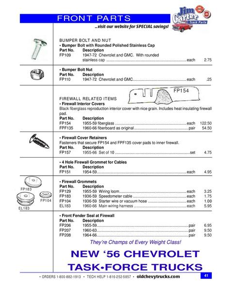 Page 40 of 1955 1966 Chevy Truck Parts 122010 by Jim Carter Truck Parts