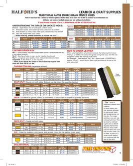 Craft Size Chart