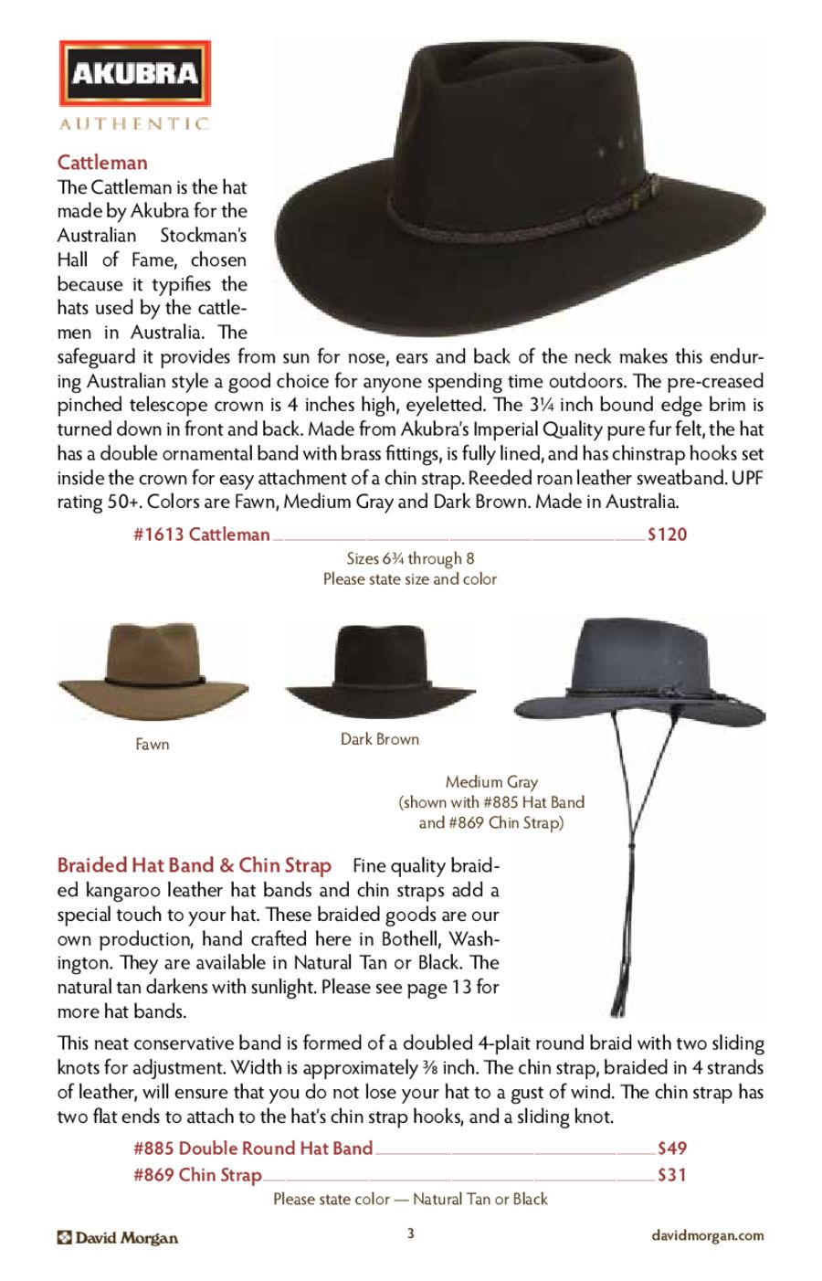 david morgan hats