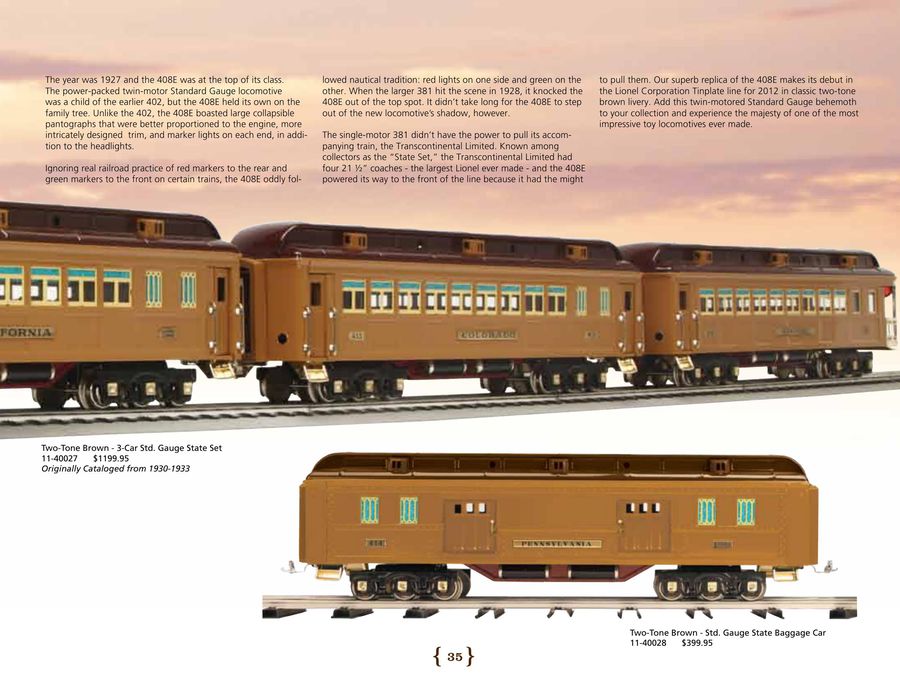 lionel transcontinental limited