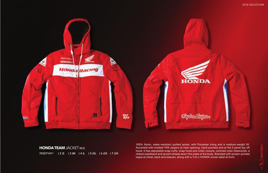 troy lee designs honda hoodie