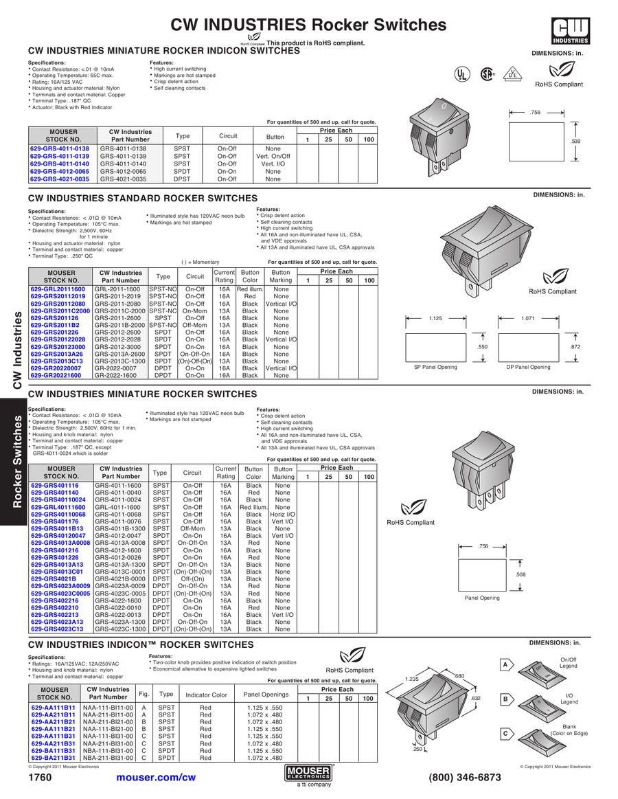 90-265VAC Power Supply Concepts PSC131 Power Supply Miteq 121897 45-66Hz
