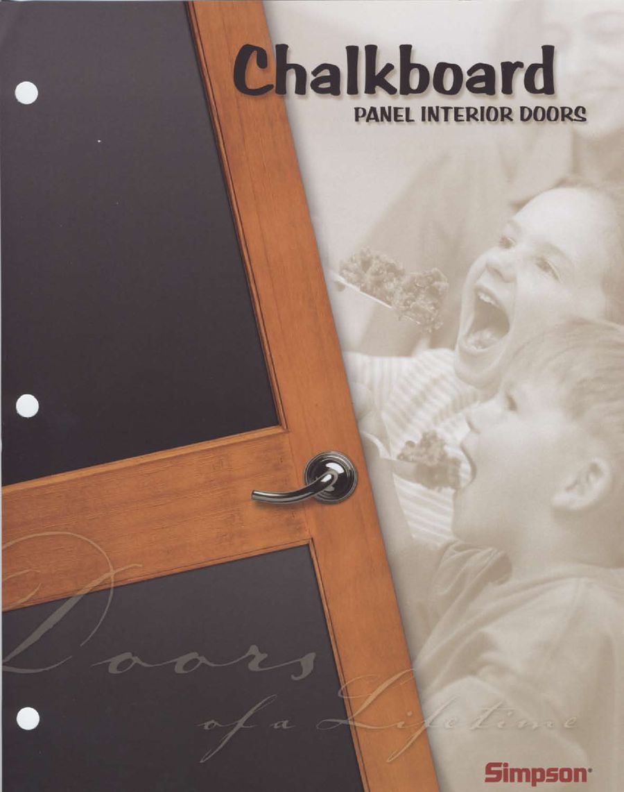 Chalkboard Panel Doors By Simpson Door Company