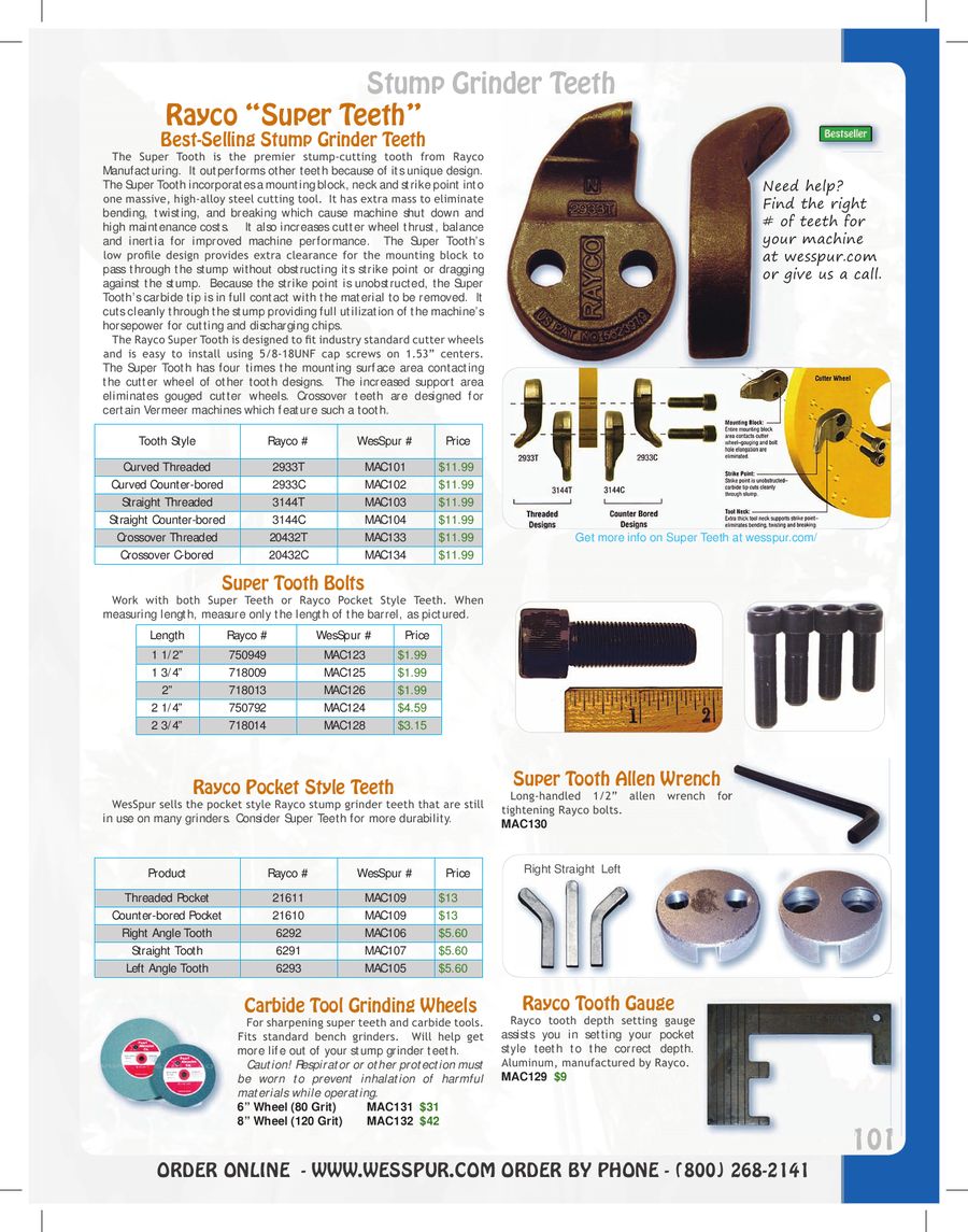 sharpening rayco super tooth