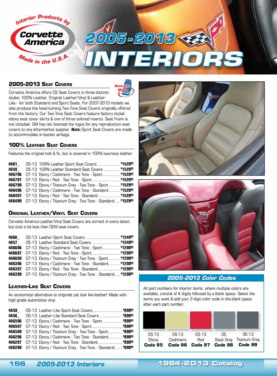 2017 C6 Interiors By Corvette America