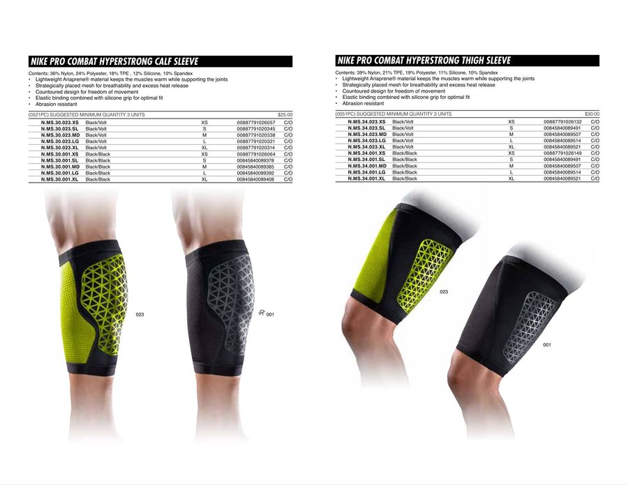 nike pro combat hyperstrong calf sleeve