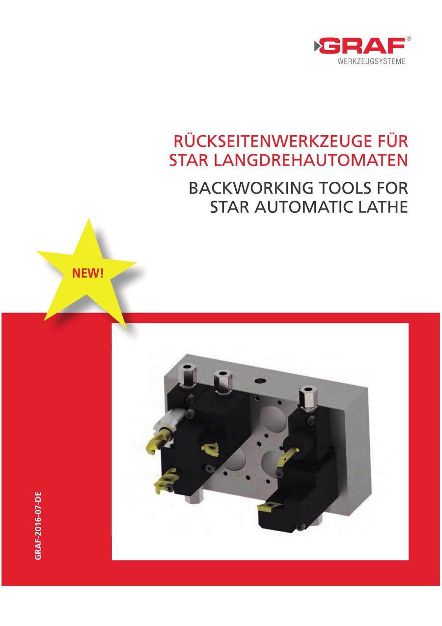 Backworking Tools For Star Automatic Lathe 17 By Horn Usa