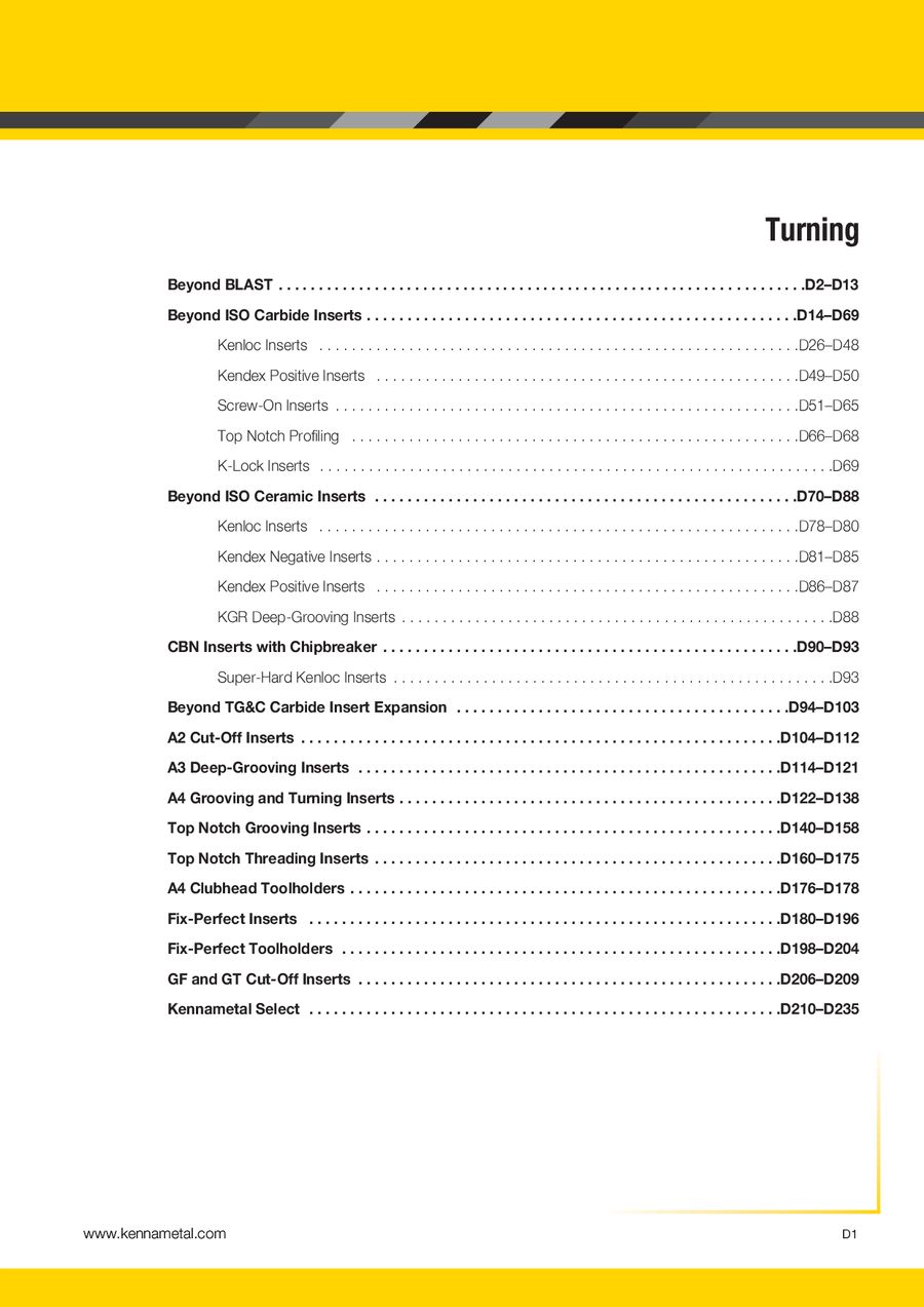 Carbide Insert Cross Reference Chart