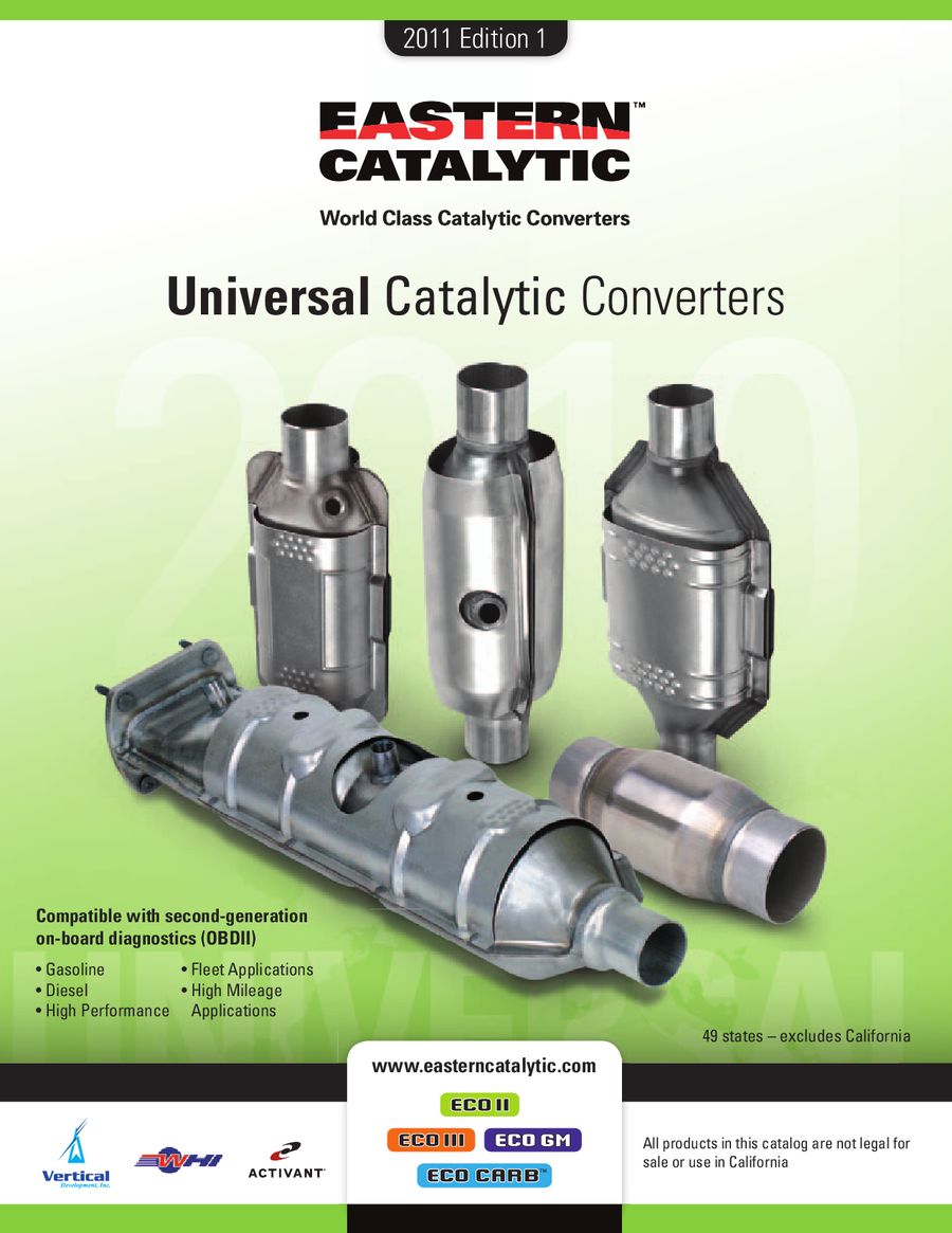 Eastern Catalytic 70380 Catalytic Converter