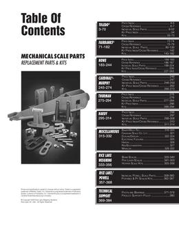 toledo scale 2191 in mechanical scale parts edition 7 by rice lake