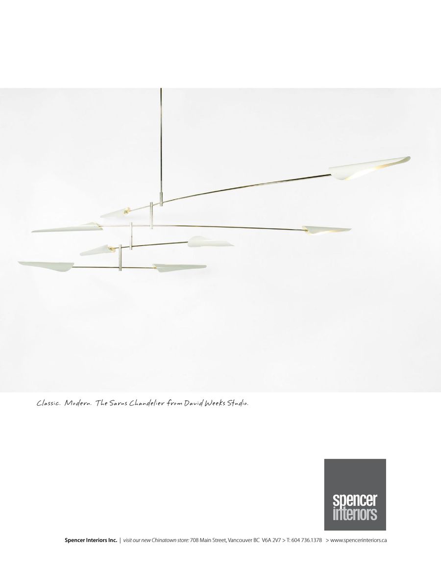 David Weeks Studio Sarus Chandelier 2017 By Spencer Interiors