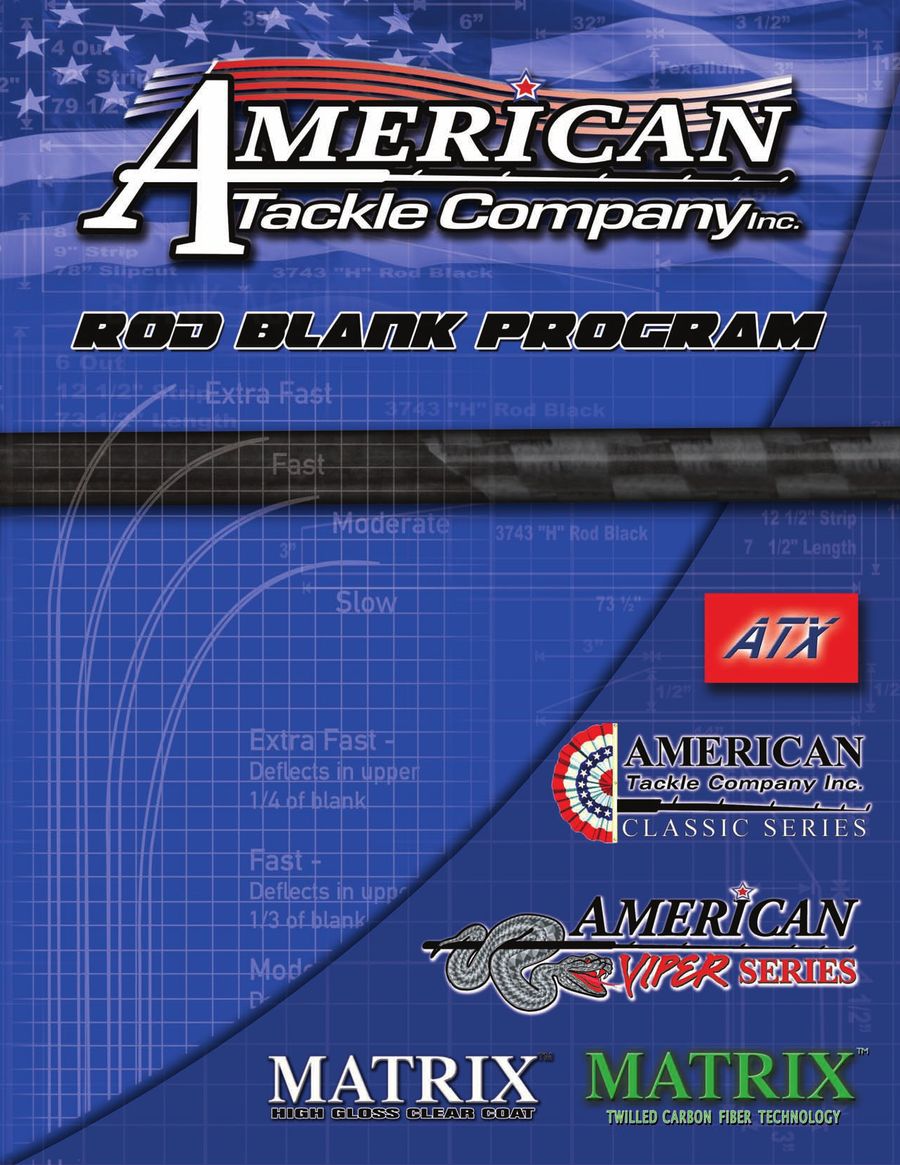 american tackle rod blanks
