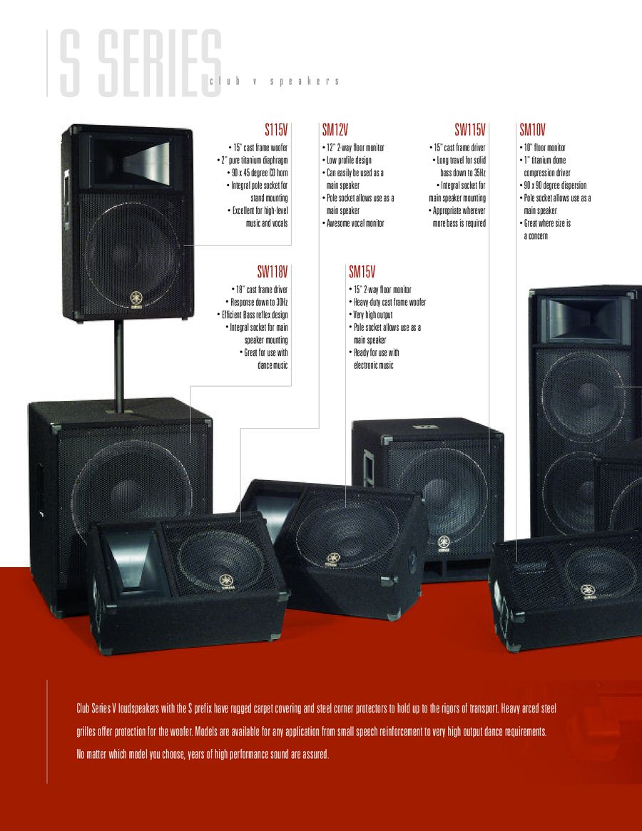 yamaha club series
