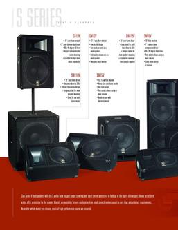 yamaha concert speakers