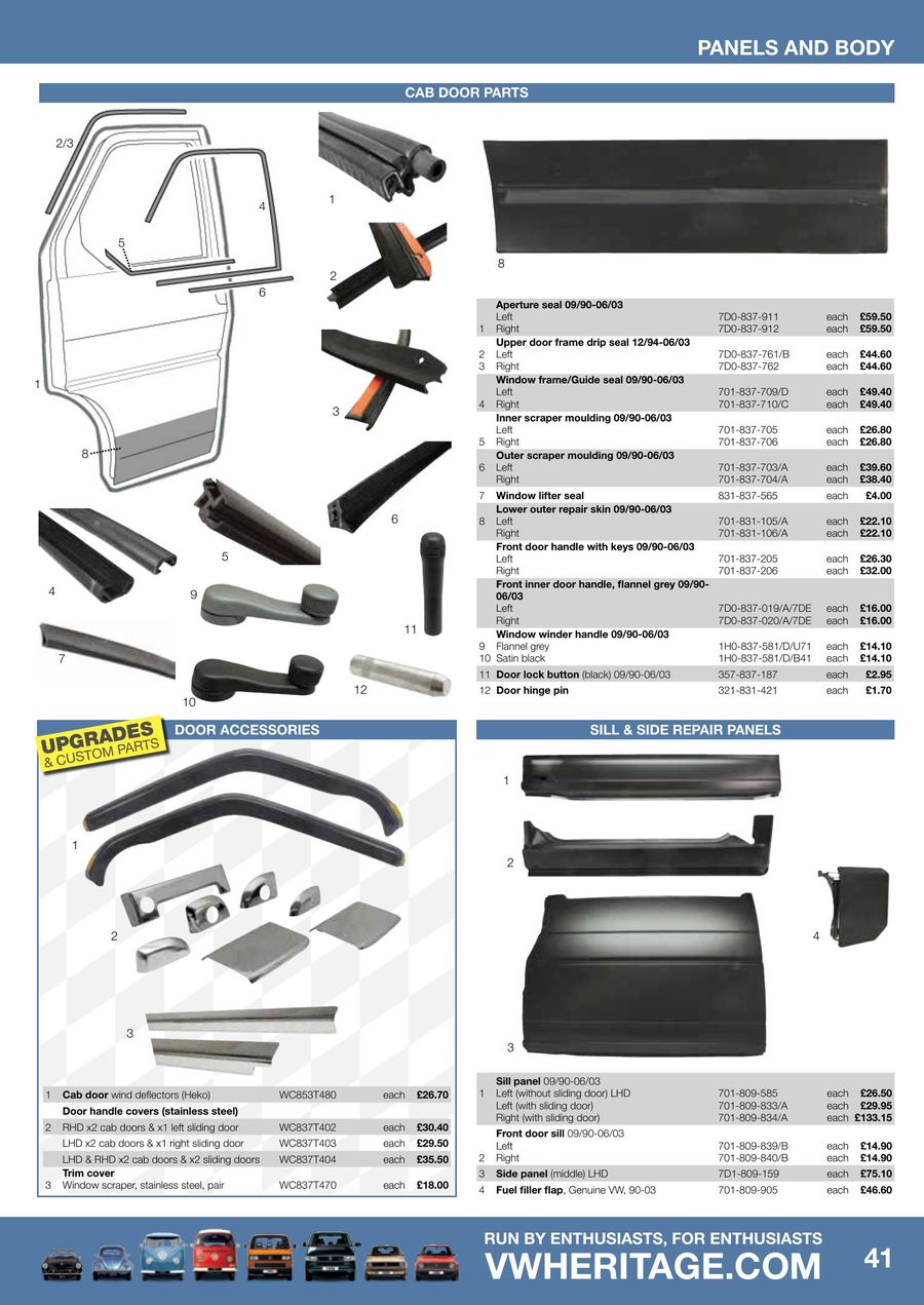 Vw t4 zurrlasche 701801983 cargaison de sauvegarde 4 pièces-Forme ovale