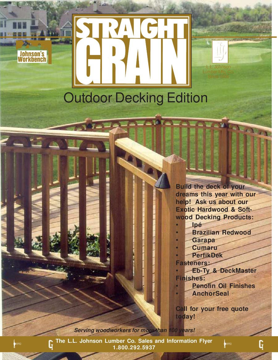 Outdoor Decking Edition May 2012 By L L Johnson Lumber Manufacturing