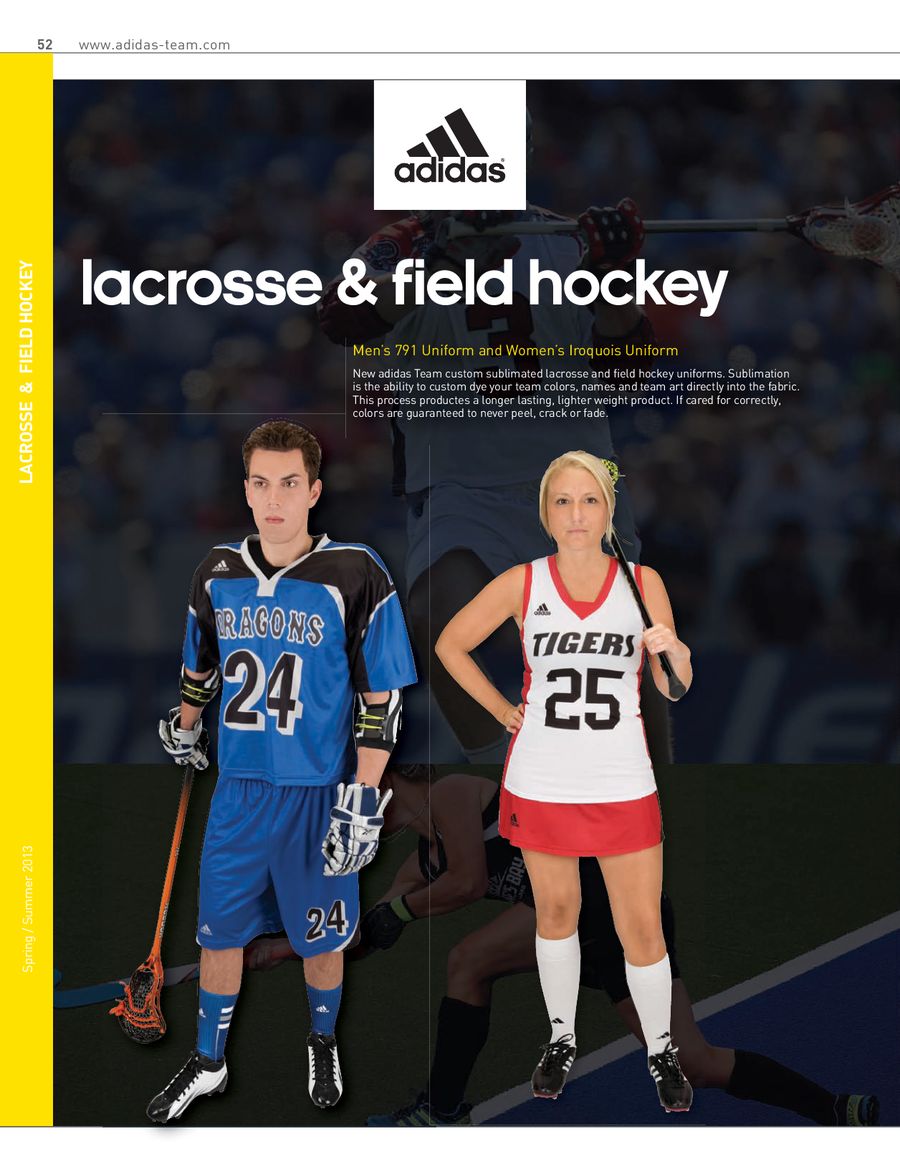 adidas womens lacrosse uniforms