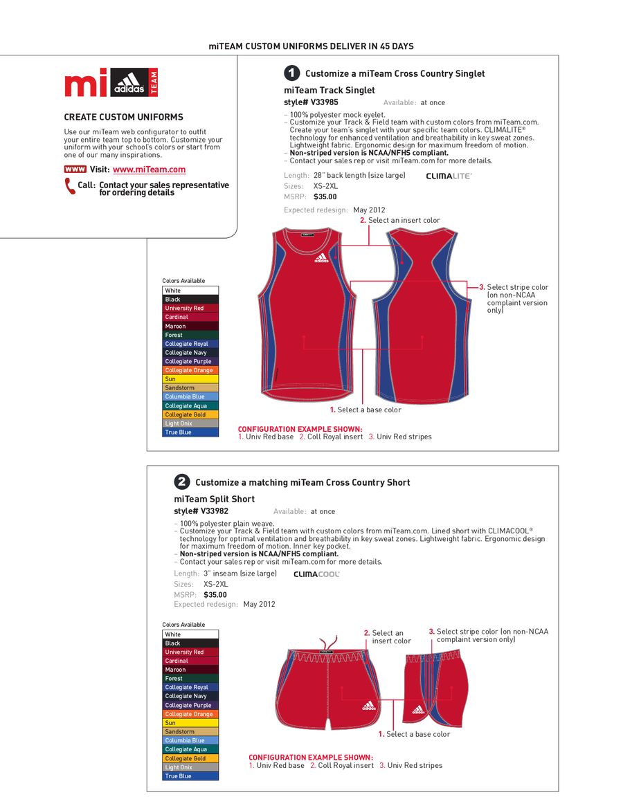 Adidas Miteam By Potomac River Running