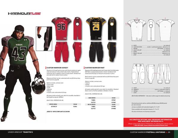 under armour jersey builder