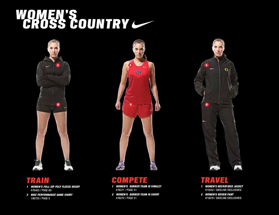 cross country uniforms nike