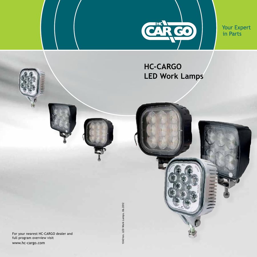 Led Work Lamps 1 2018 By Hc Cargo